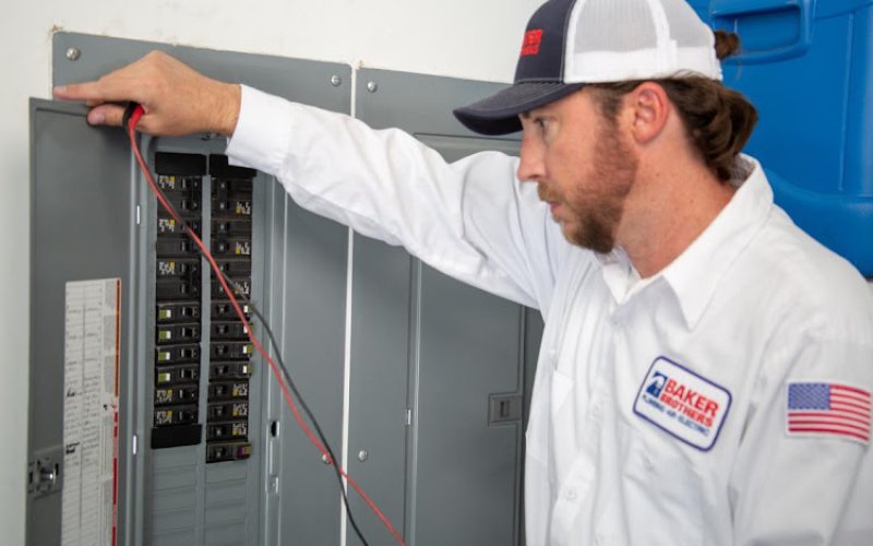 Baker Brothers Plumbing, Air & Electric — Electrician in Richardson